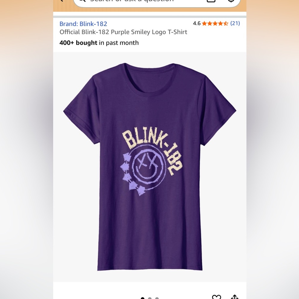 Blink-182 Women’s T Shirt size XL NWT